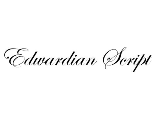 Edwardian Script