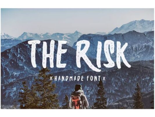 The Risk – Handmade Font